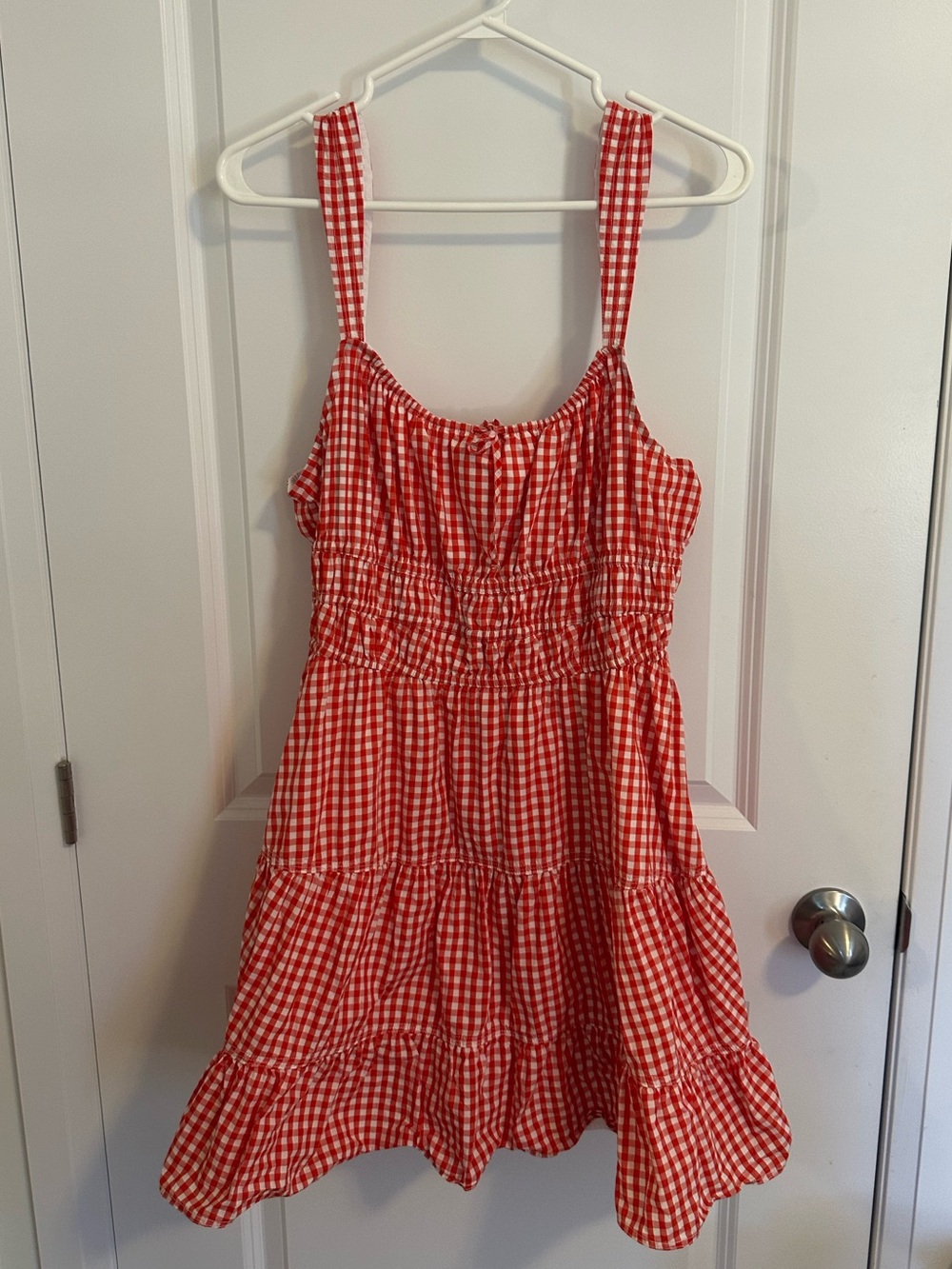 Sunday Best Red and White Gingham Dress